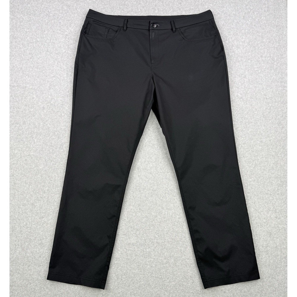 Public Rec Pants Mens 40x32 (Fits 40x30) Black All Day Everyday Stretch Golf